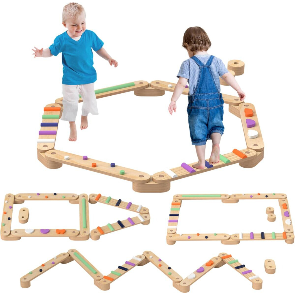AIYAPLAY Kinder Balancierbalken B/H/L: ca. 115x8,5x130 cm