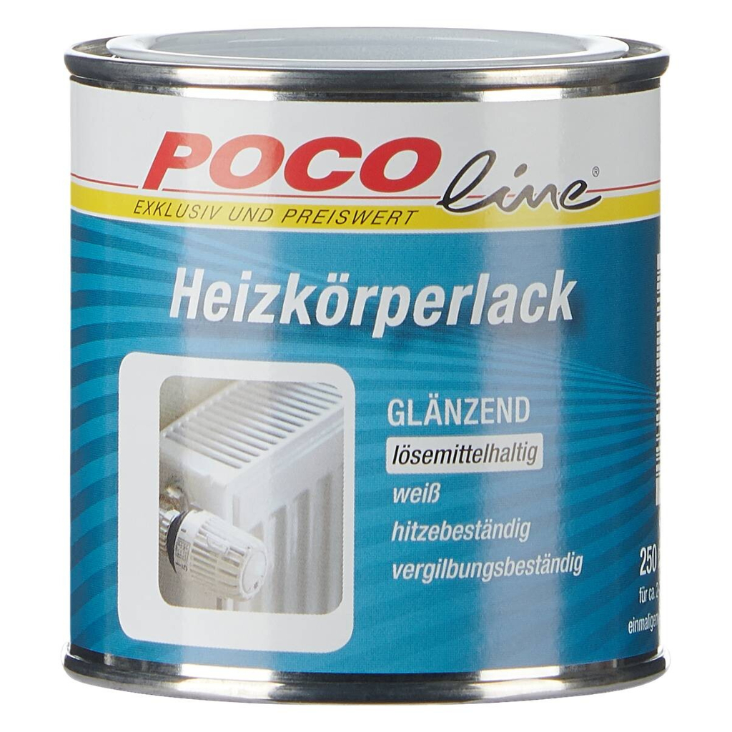 POCOline Heizkörperlack weiß hochglänzend ca. 0,25 l