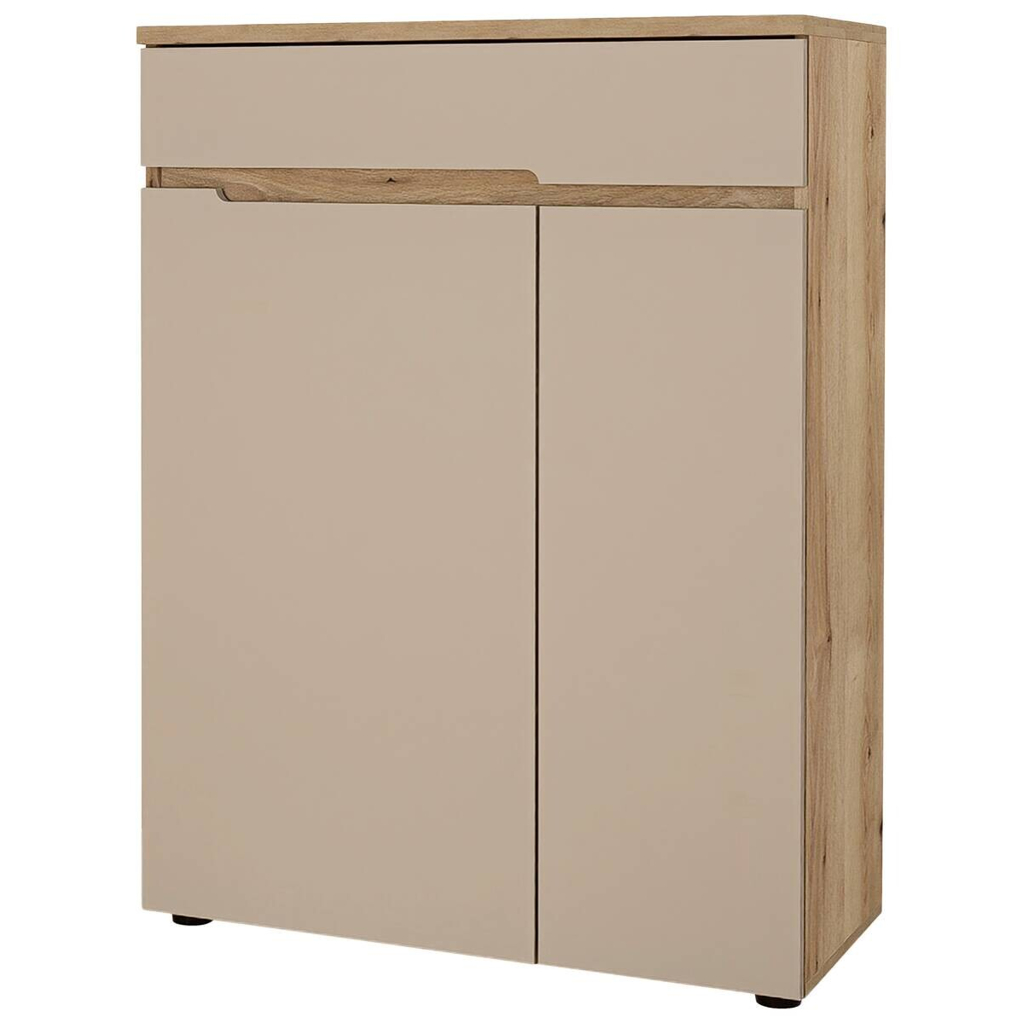 Schuhkommode Fargo Eiche Cashmere B/H/T: ca. 80x107x38 cm
