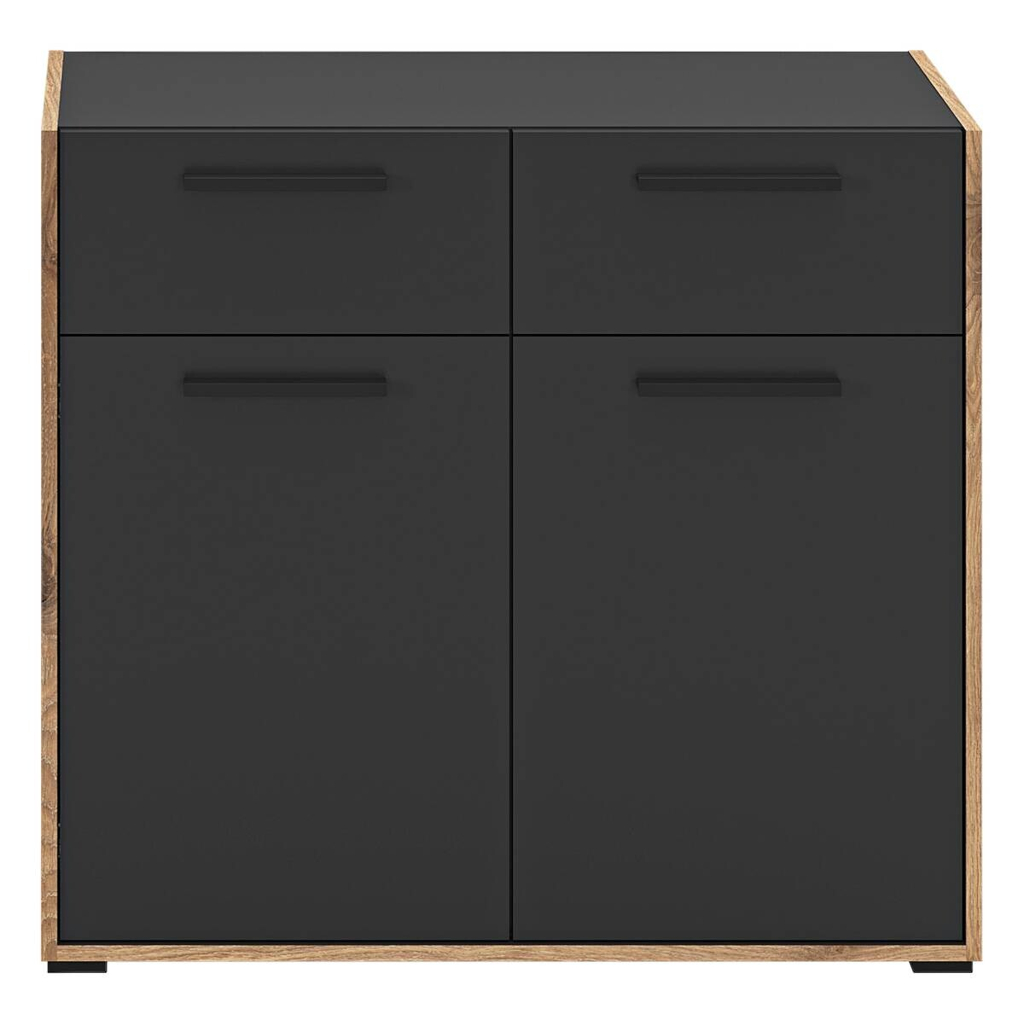 Kommode Bueno Basalt Nox Oak Nachbildung B/H/T: ca. 95x86x37 cm