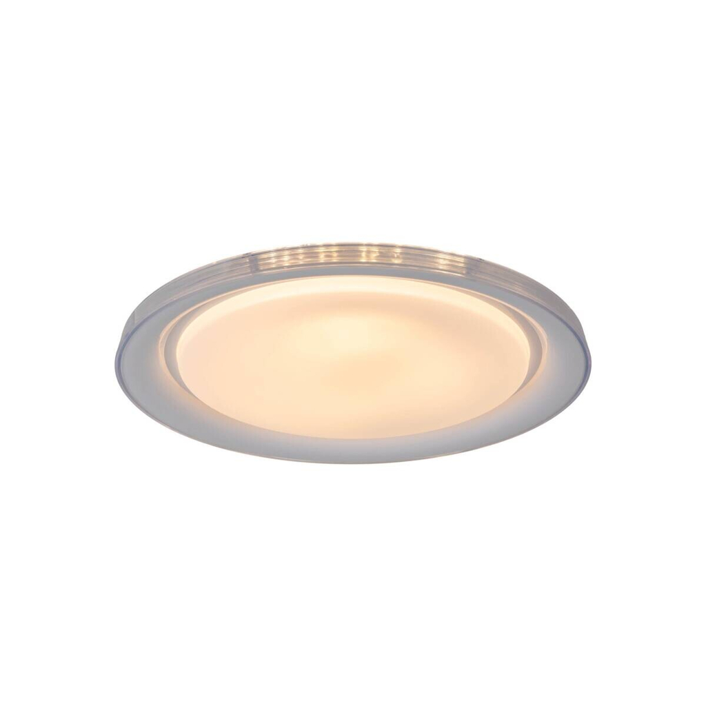Näve Leuchten LED-Deckenleuchte weiß Metall Kunststoff B/H/T/D: ca. 50,5x7,5x50,5x50,5 cm