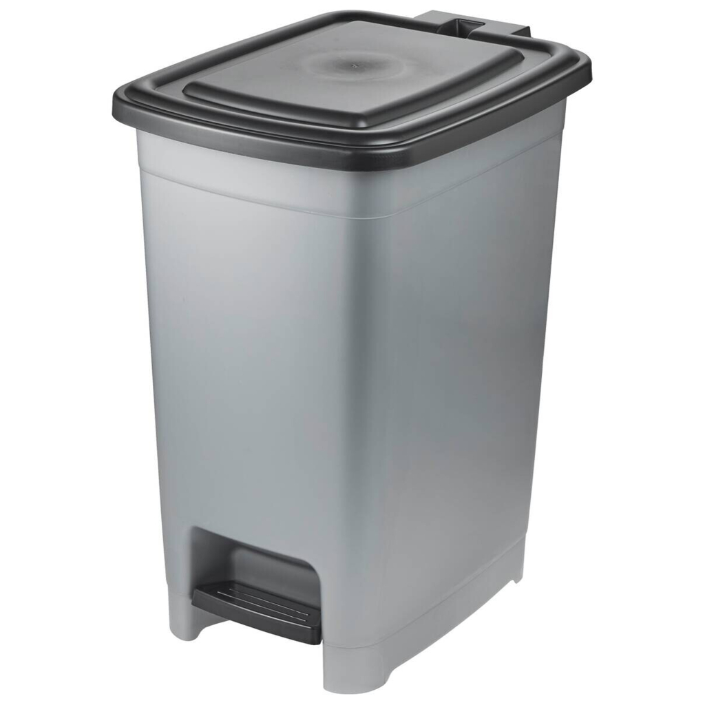 keeeper Treteimer olaf silber B/H/L: ca. 42x53x32 cm