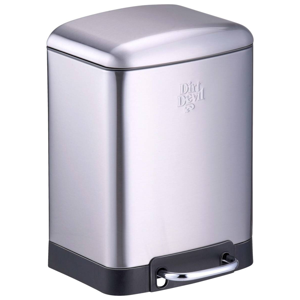 Dirt Devil Treteimer silber Edelstahl B/H/T: ca. 23x32,5x22,5 cm