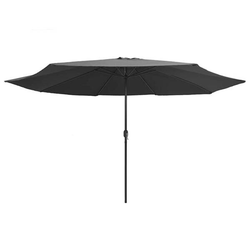 vidaXL Sonnenschirm anthrazit Metall B/H/L: ca. 390x247x390 cm