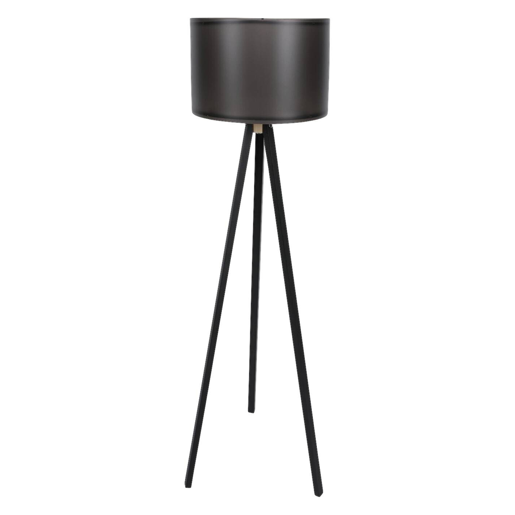 Opviq Stehlampe schwarz Polypropylen MDF B/H/T/L/D: ca. 38x145x38x38x38 cm E27 1 Brennstellen