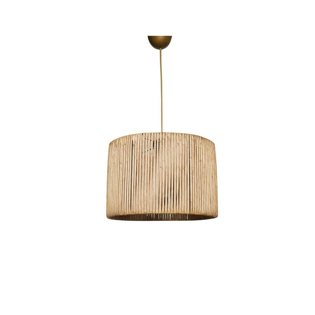Opviq Pendelleuchte natur B/H/T/L/D: ca. 30x70x30x30x30 cm E27 1 Brennstellen