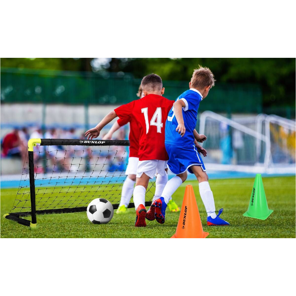 Dunlop faltbares Fußballtor schwarz B/H/T: ca. 90x59x61 cm