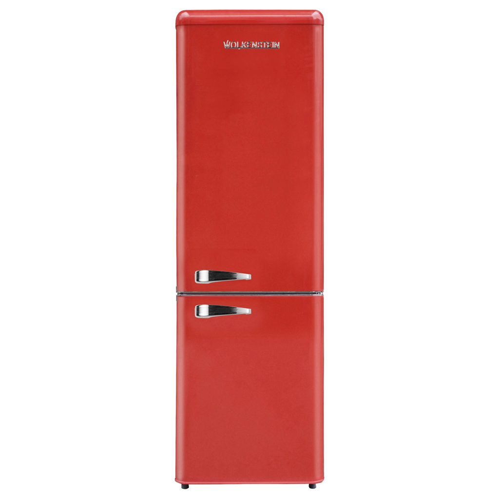 Wolkenstein Retro Kühl-/Gefrierkombination KG250.4RT FR rot B/H/T: ca. 54,6x177,5x62,6 cm