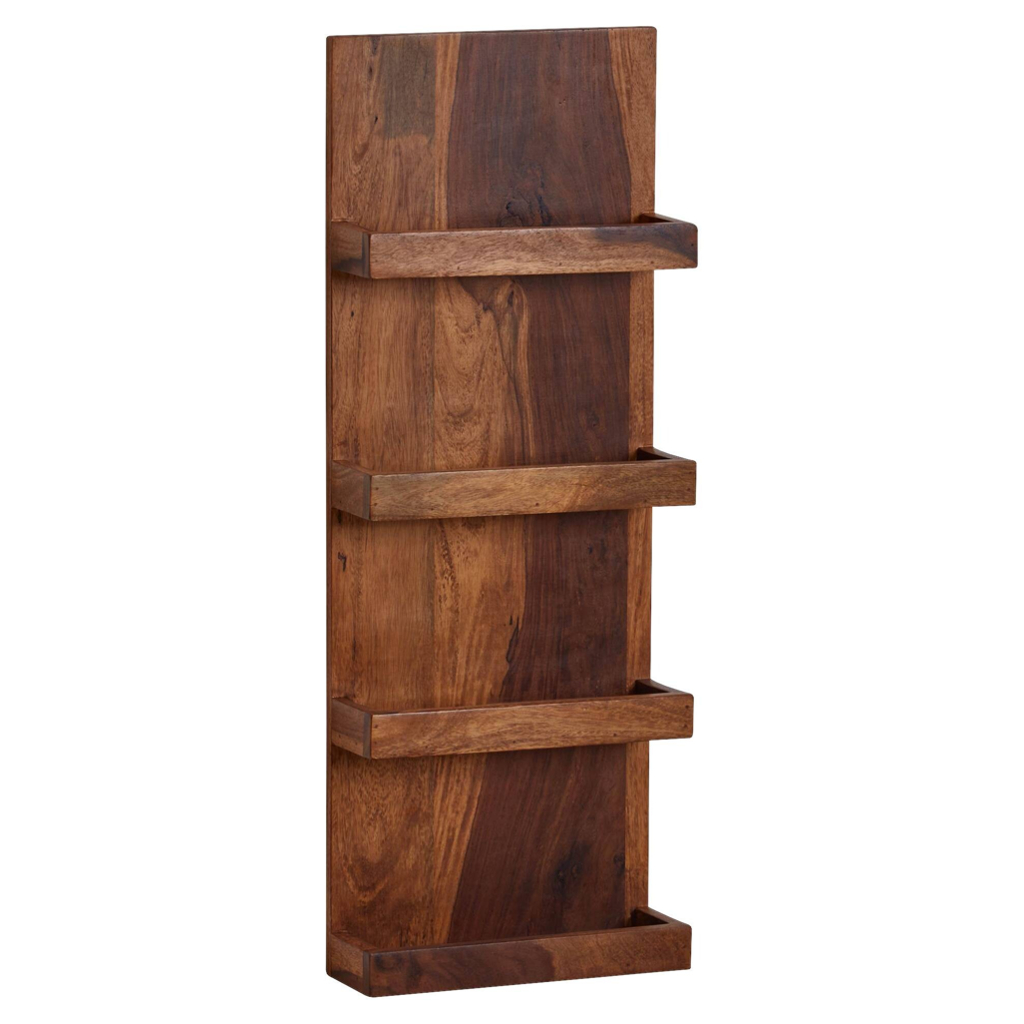 Wandregal rosenholz Holz B/H/T: ca. 30x80x10 cm