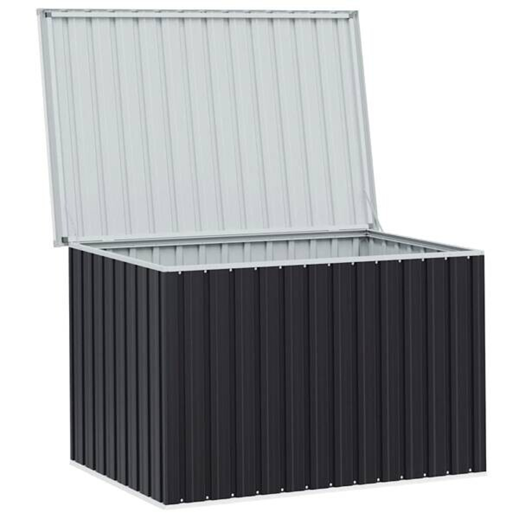 vidaXL Aufbewahrungsbox anthrazit Stahl B/H/T/L: ca. 99x93x99x149 cm