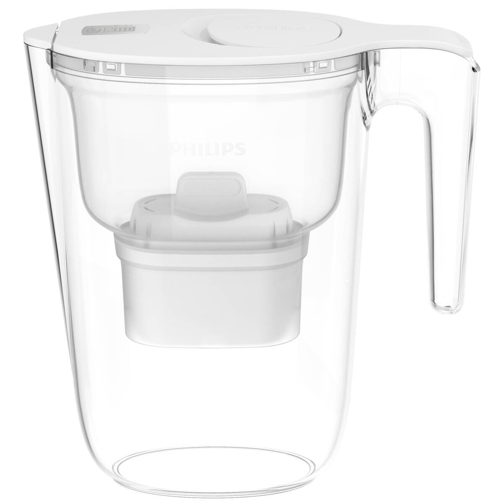 Wasserfilter-Kanne transparent Kunststoff