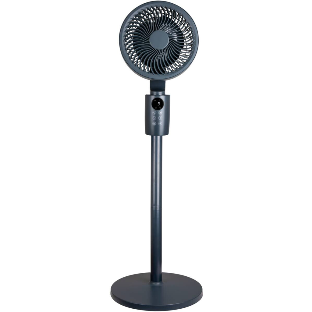 POCOline Ventilator dunkelgrau Metall B/H/L: ca. 33x102x33 cm