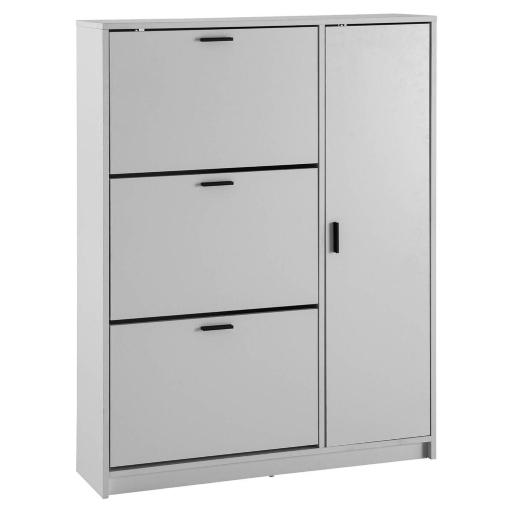Schuhschrank weiß B/H/T: ca. 90x120x24 cm