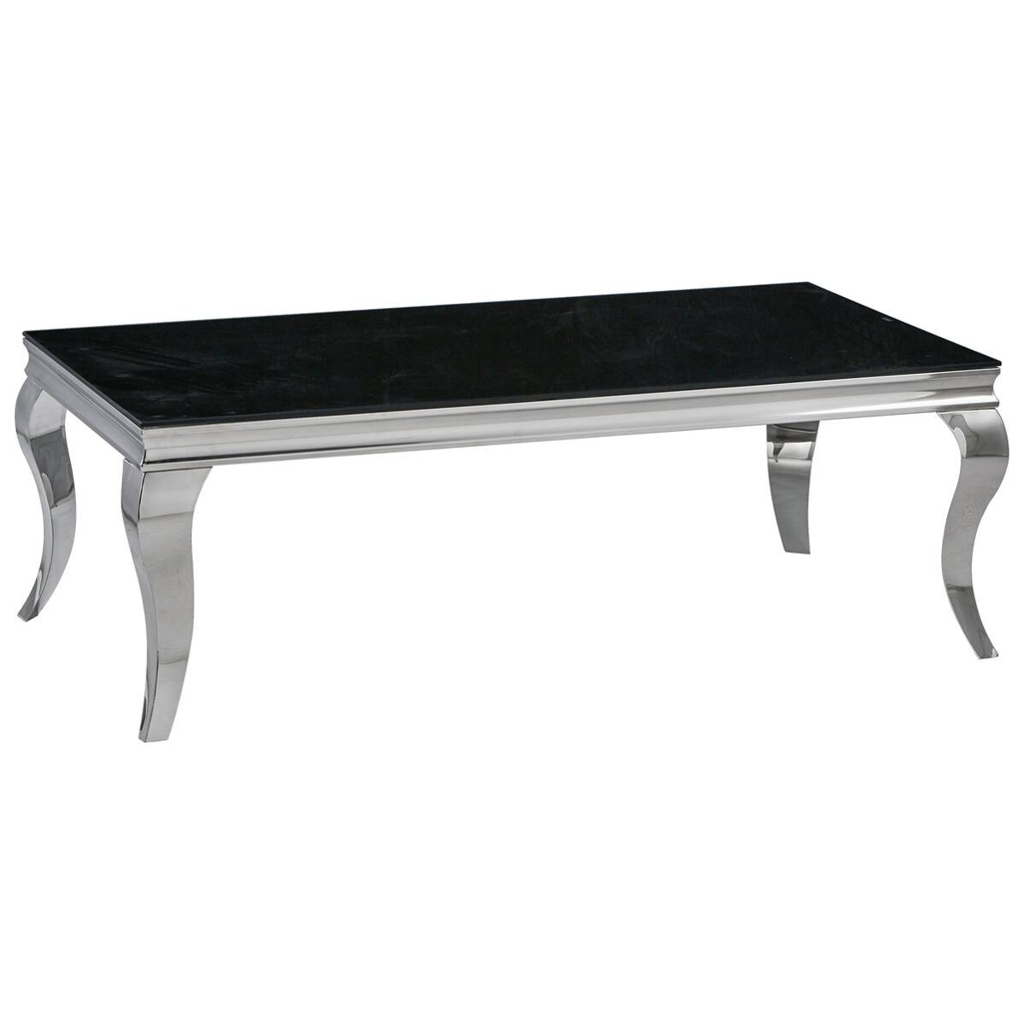 Glascouchtisch Orient schwarz lackiert B/H/T: ca. 130x45x70 cm