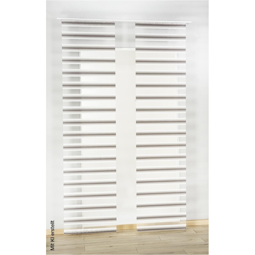POCOline Schiebevorhang Timba grau B/L: ca. 60x245 cm