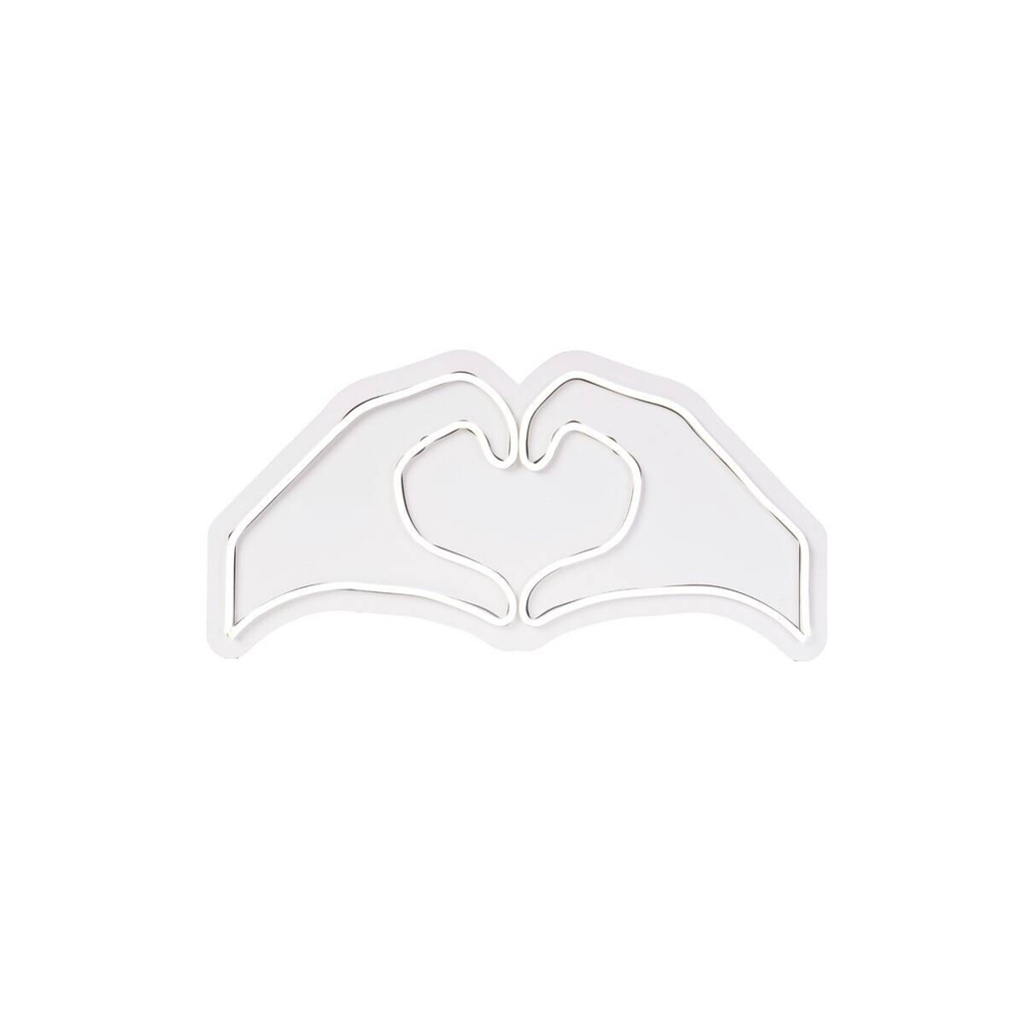 Opviq LED-Wandleuchte weiß PVC B/H/T/L: ca. 50x25x3x50 cm