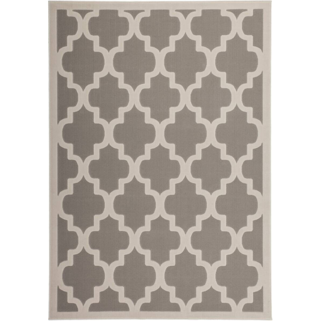 Kayoom Kurzflorteppich Manolya 2097 taupe B/L: ca. 80x150 cm
