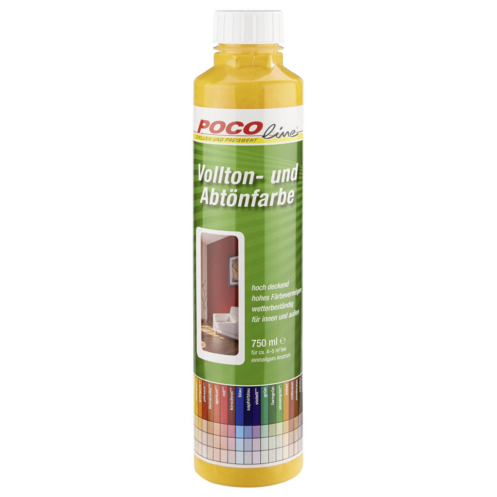 POCOline Vollton- und Abtönfarbe mais ca. 0,75 l