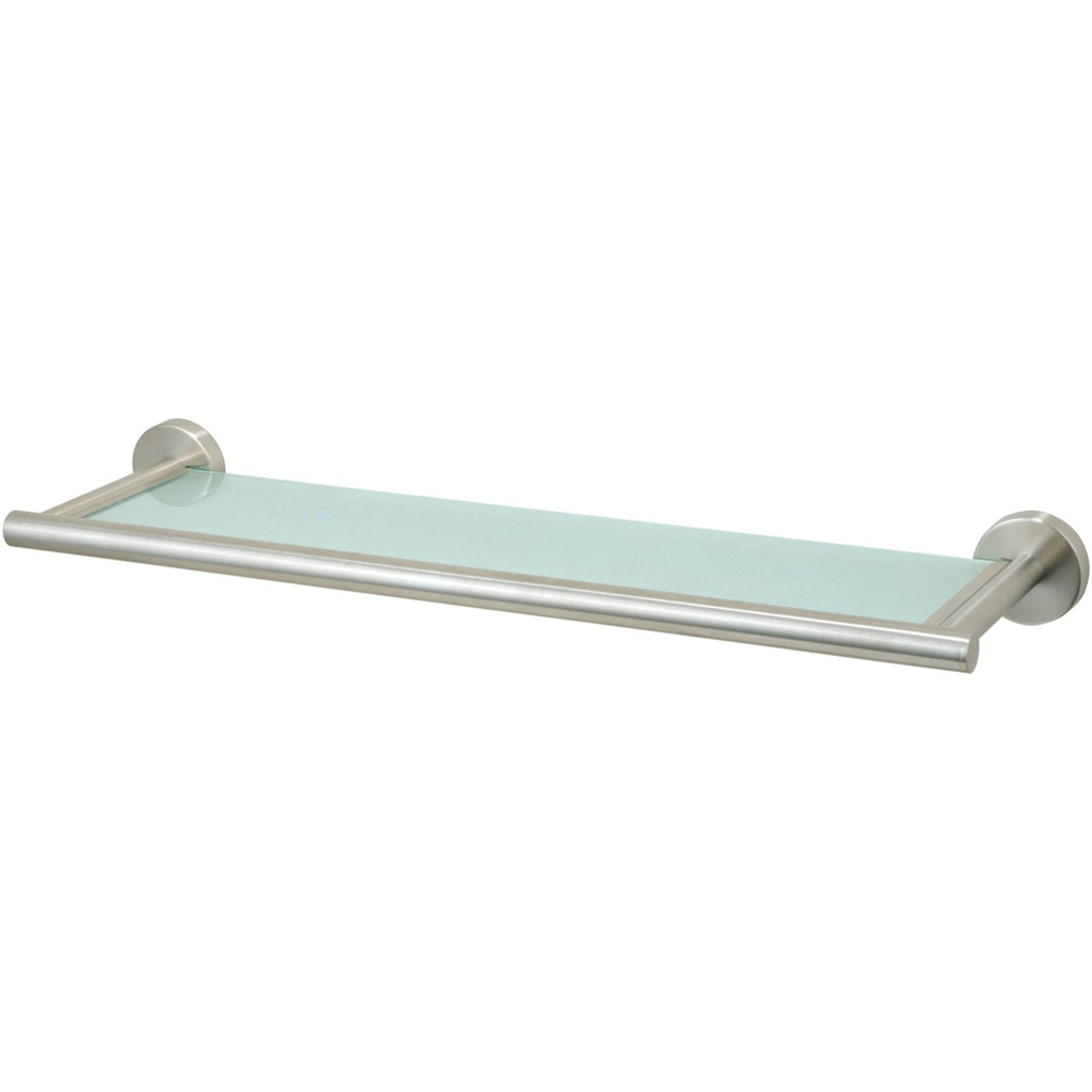 Bad-Konsole silber Edelstahl B/H/L: ca. 54x5x14 cm