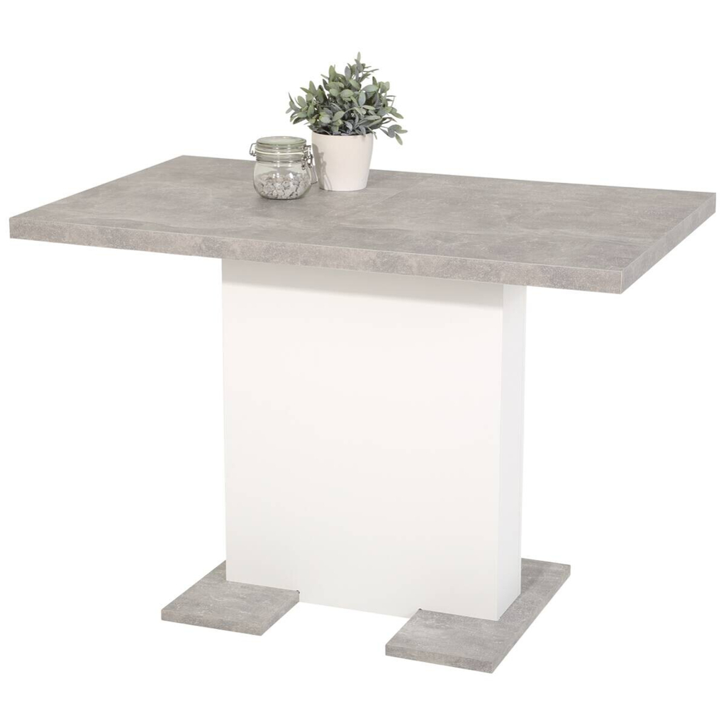 Esstisch Britt Beton weiß B/H/T: ca. 150x76x69 cm