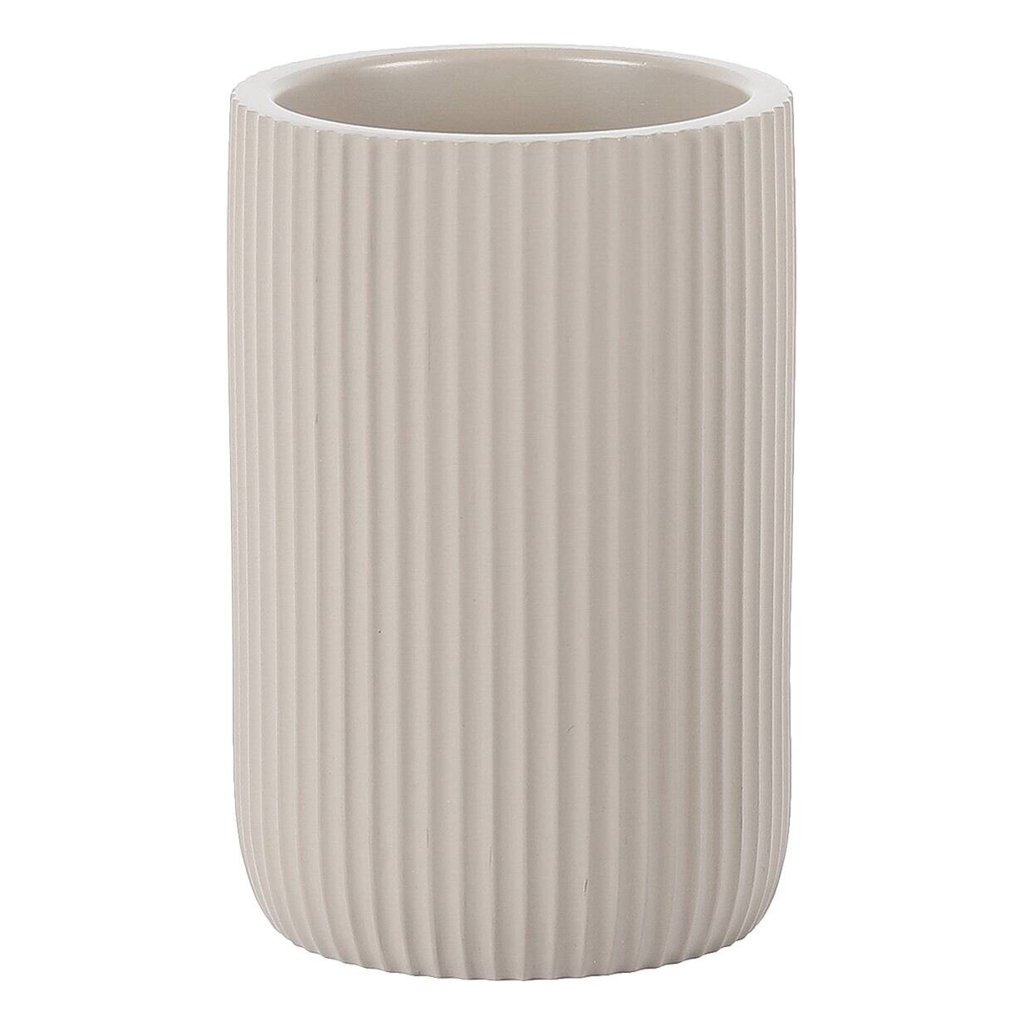 Zahnputzbecher Samos sand Polyresin