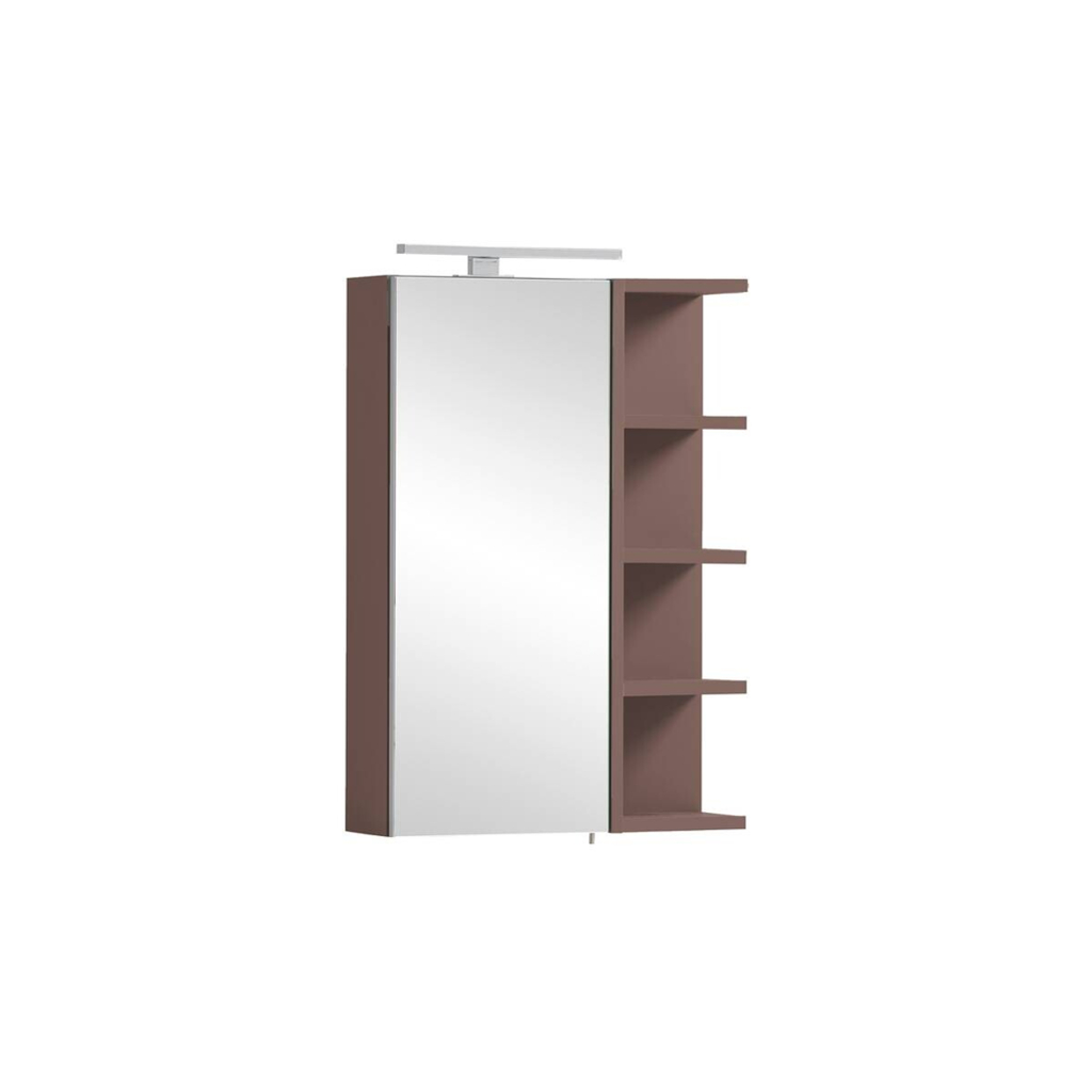 Spiegelschrank Piazza mauve B/H/T: ca. 49,7x74,8x16 cm