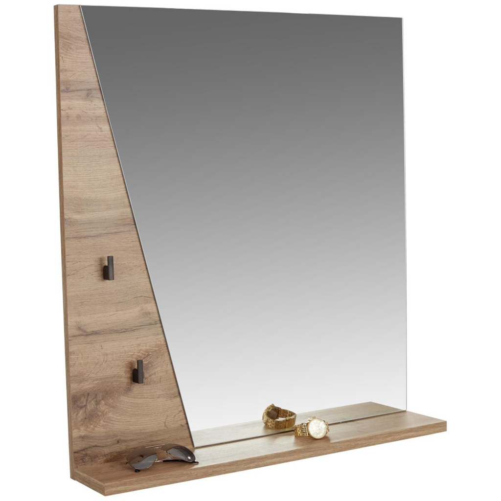 Wandspiegel Venedig Eiche Artisan Nachbildung B/H/T: ca. 80x84x12 cm