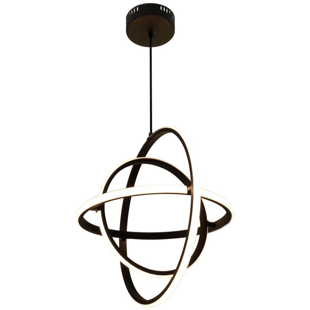 POCOline Pendelleuchte Rachel schwarz Metall H/D: ca. 120x50 cm GU10 1 Brennstellen