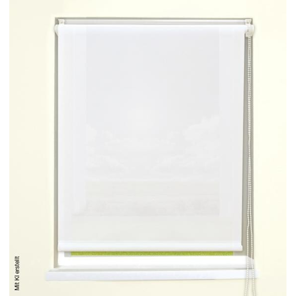 Sensation Klebe-/Klemmrollo weiß B/L: ca. 80x210 cm