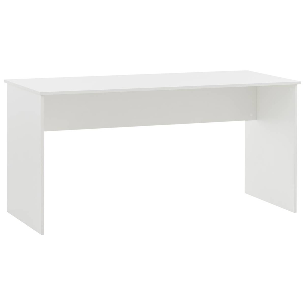 Schreibtisch Serie 400 perlweiß Optik B/H/T: ca. 150x73,6x65 cm