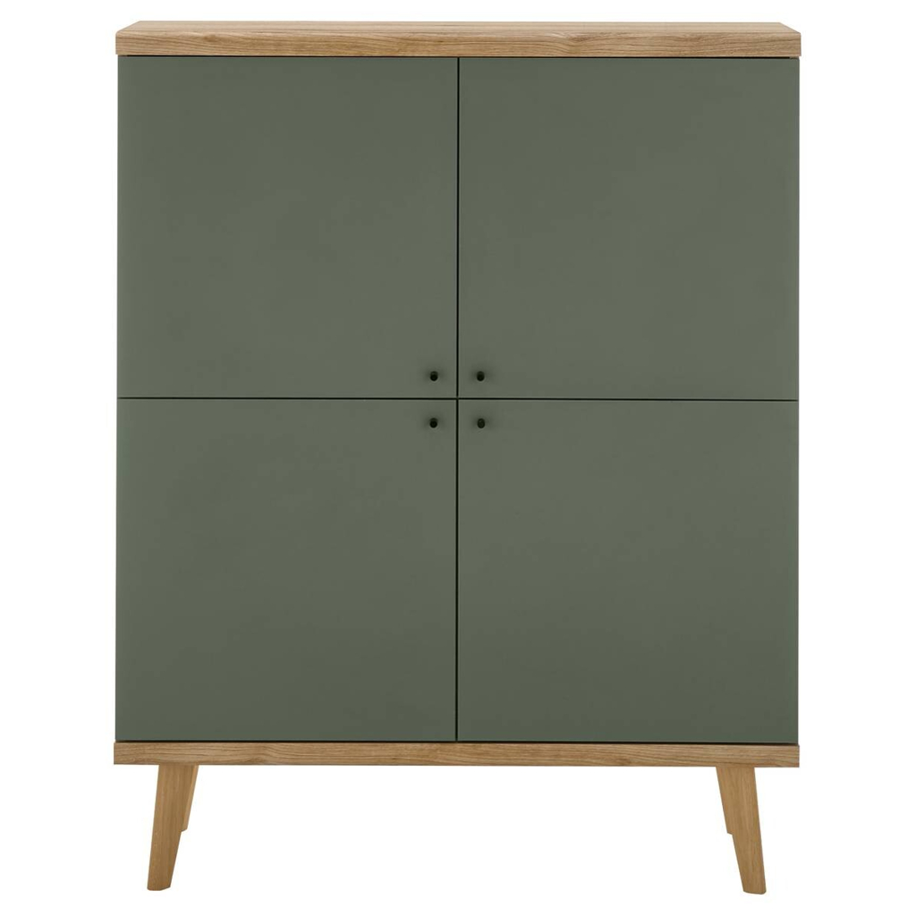 Highboard Alva Eiche Evoke Coast Nachbildung salbei B/H/T: ca. 107x134x40 cm