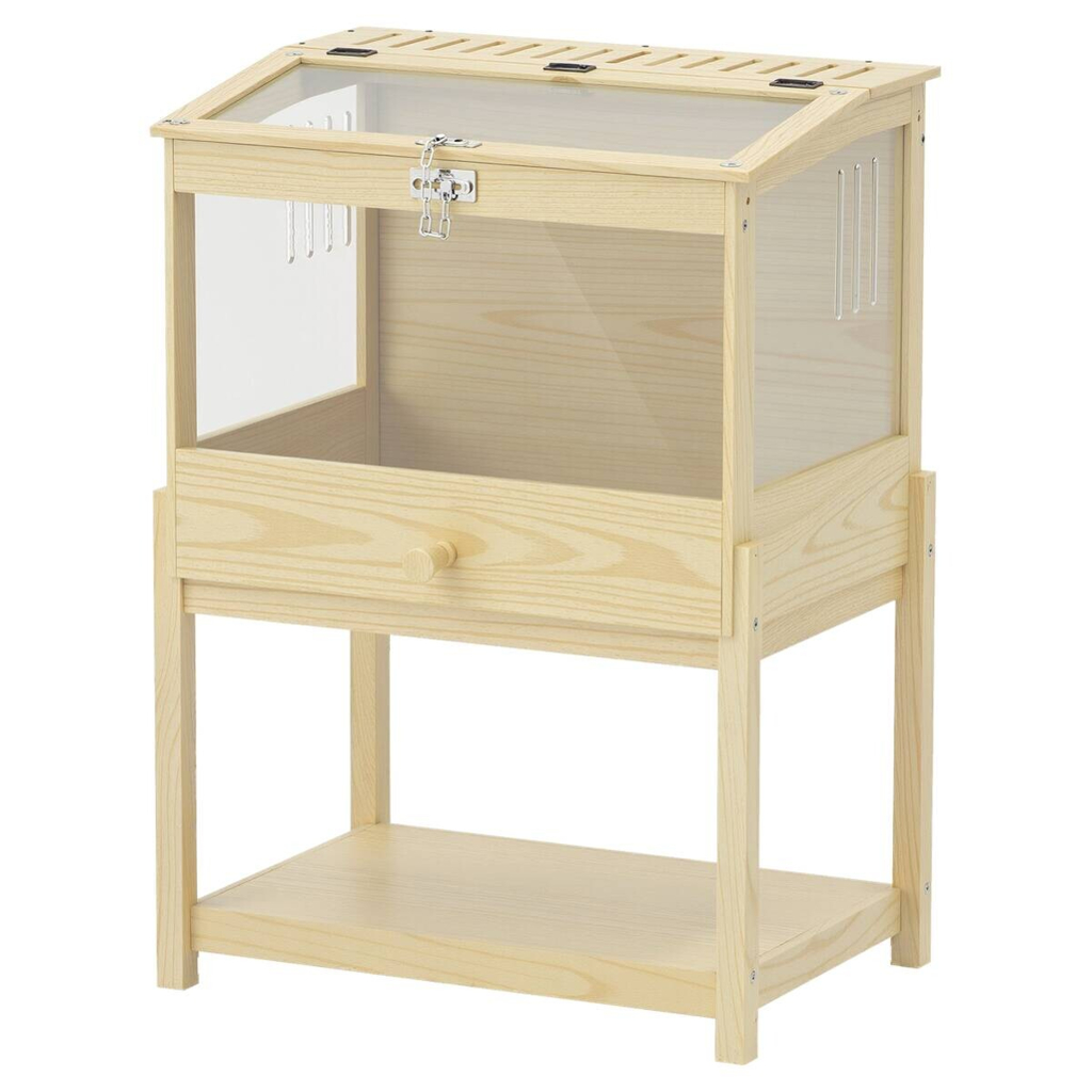 PawHut Hamsterkäfig Holzoptik MDF B/H/L: ca. 50x103x83,2 cm