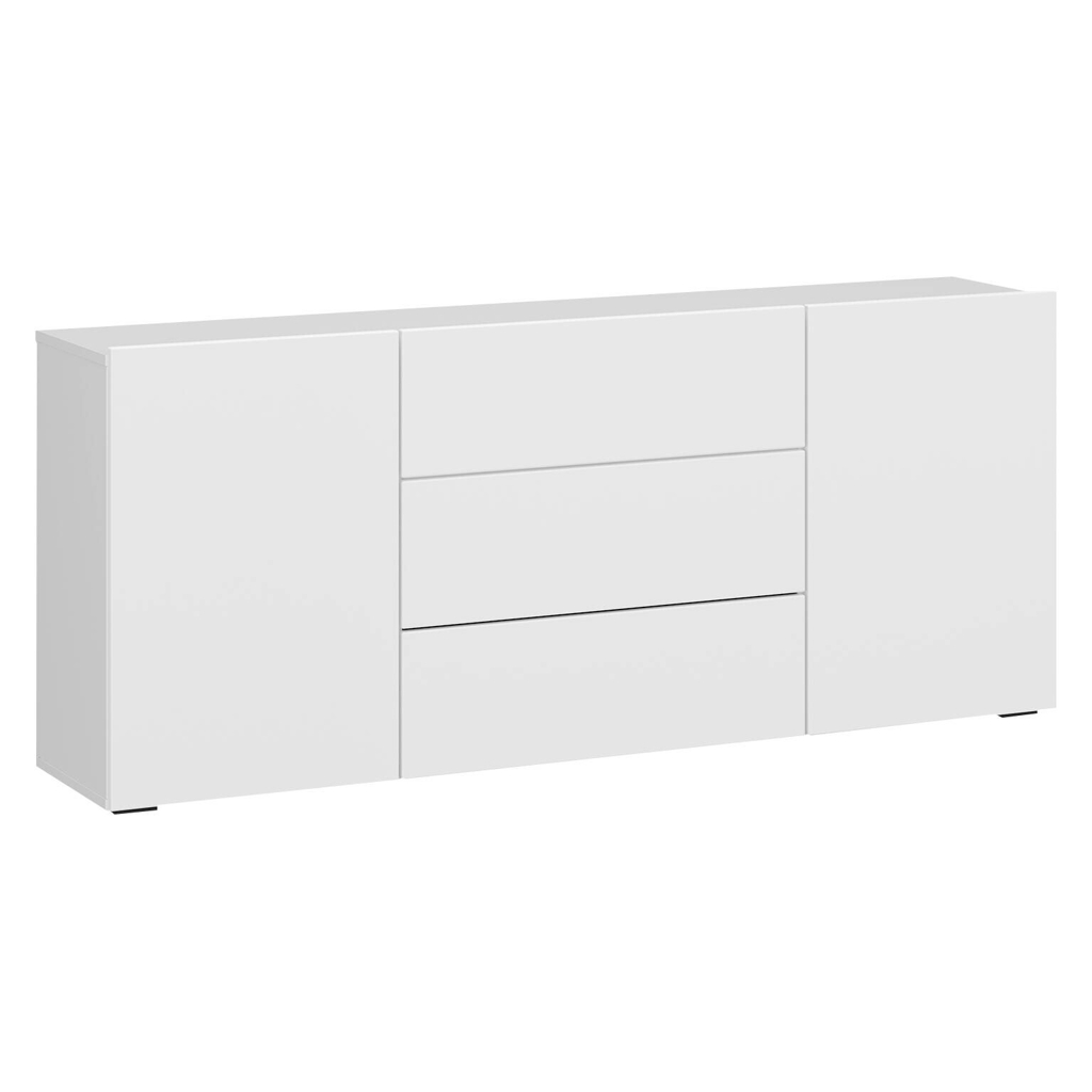 Sideboard Otis weiß Hochglanz B/H/T: ca. 140x62x35 cm