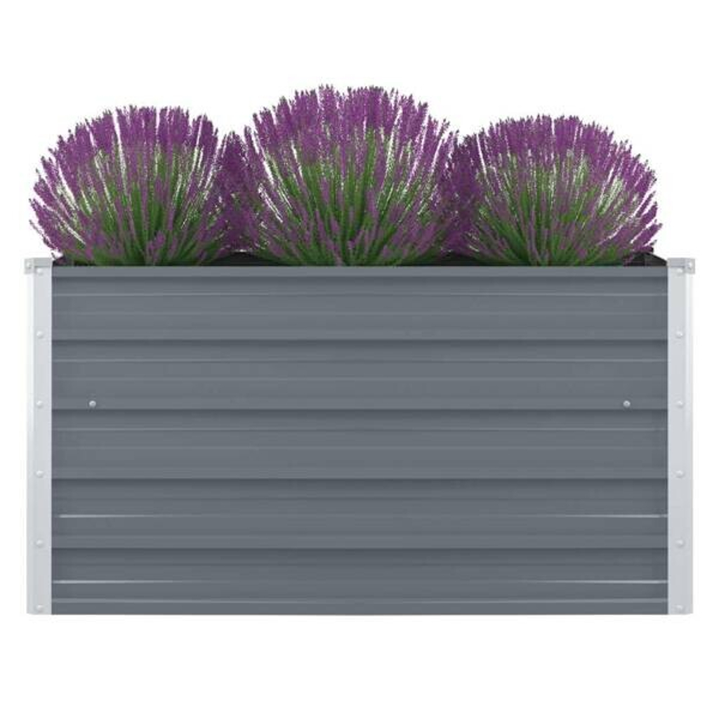 Hochbeet grau Metall B/H/L: ca. 100x45x100 cm