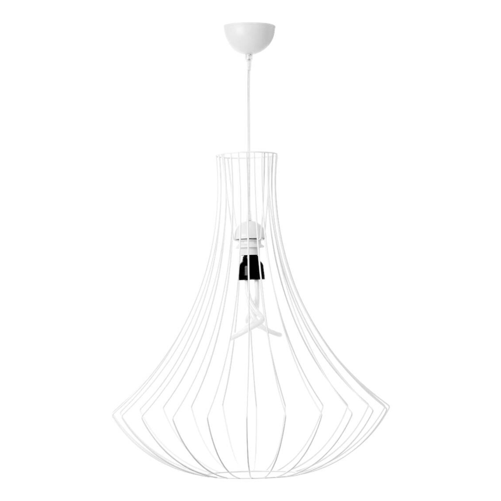 Kayoom Pendelleuchte Chiara 110 weiß Eisen B/H/L: ca. 52x60x52 cm E27 1 Brennstellen