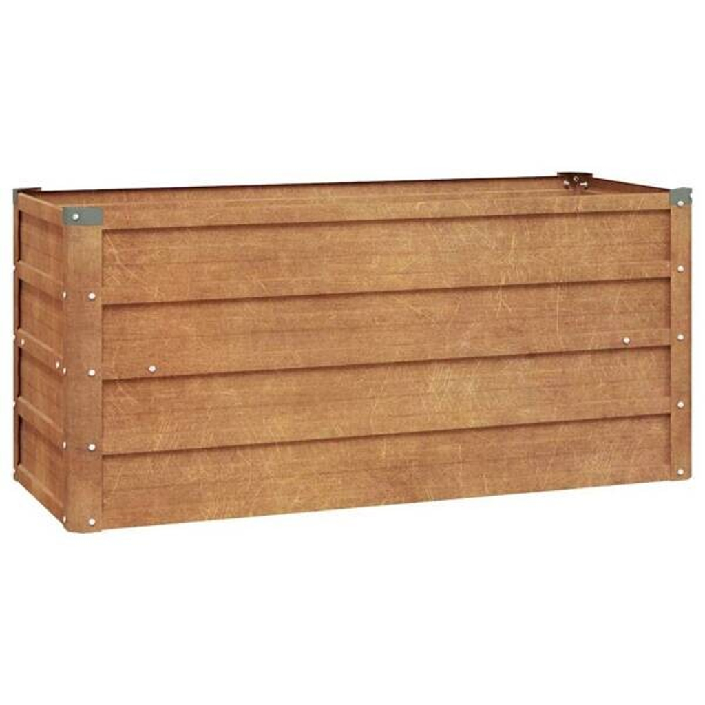 Hochbeet braun Stahl B/H/L: ca. 45x100x40 cm