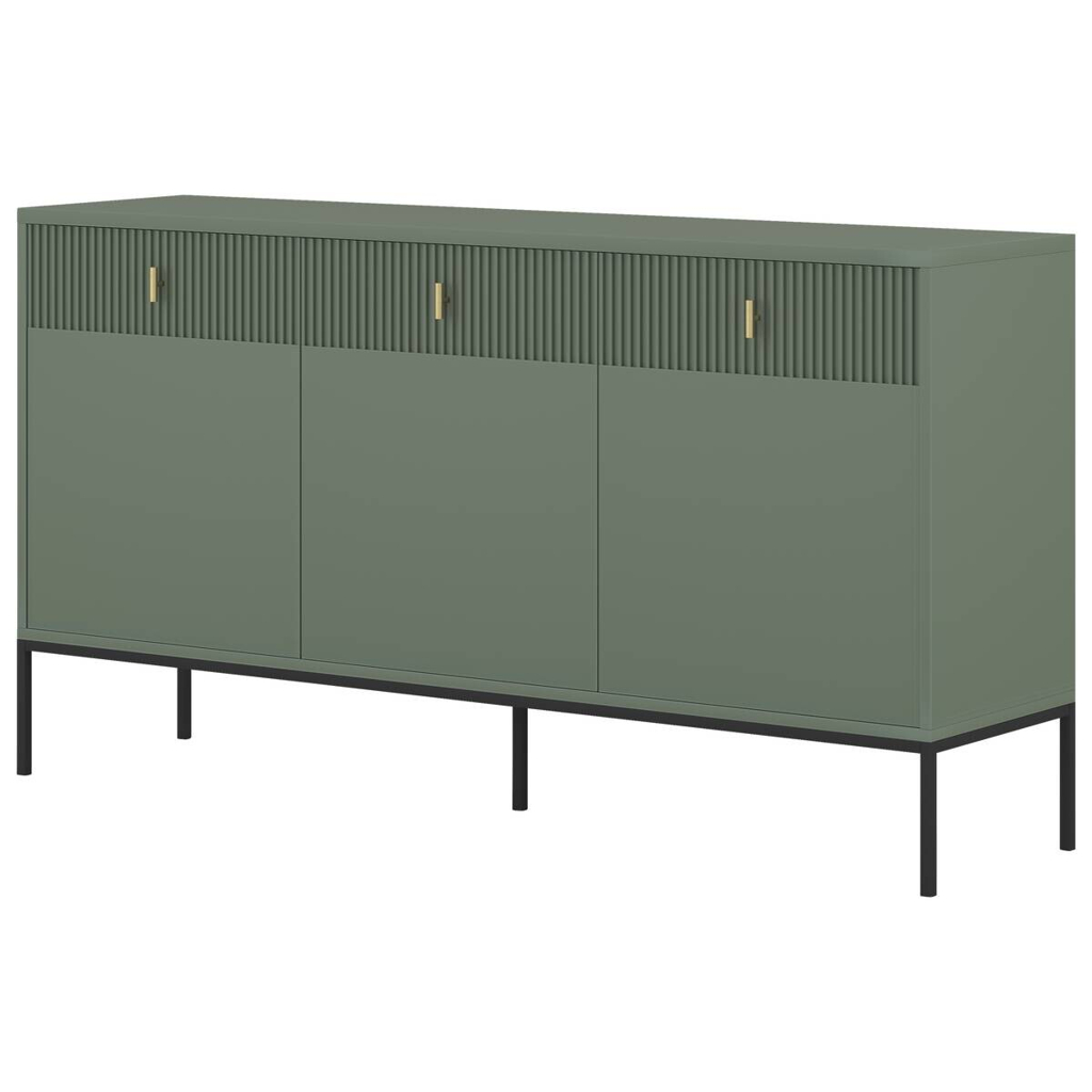 WIPMEB Kommode MAGGIORE grün dunkel B/H/T: ca. 154,2x82,5x39 cm 510984700