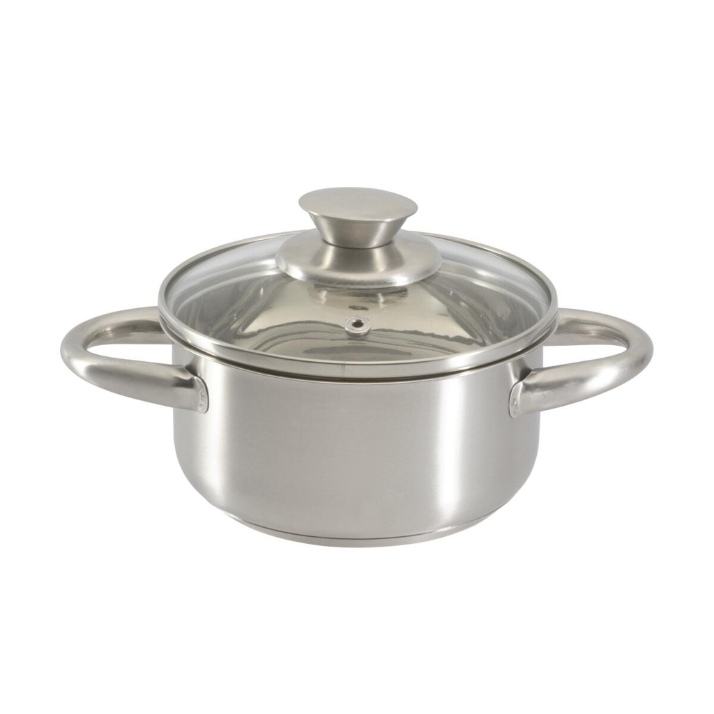 POCOline Kochtopf silber Edelstahl D: ca. 14 cm