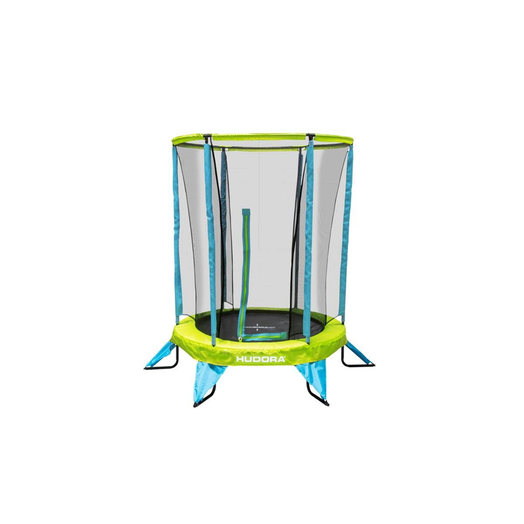 Hudora Trampolin Safety 140 blau B/H/L: ca. 195x188x195 cm