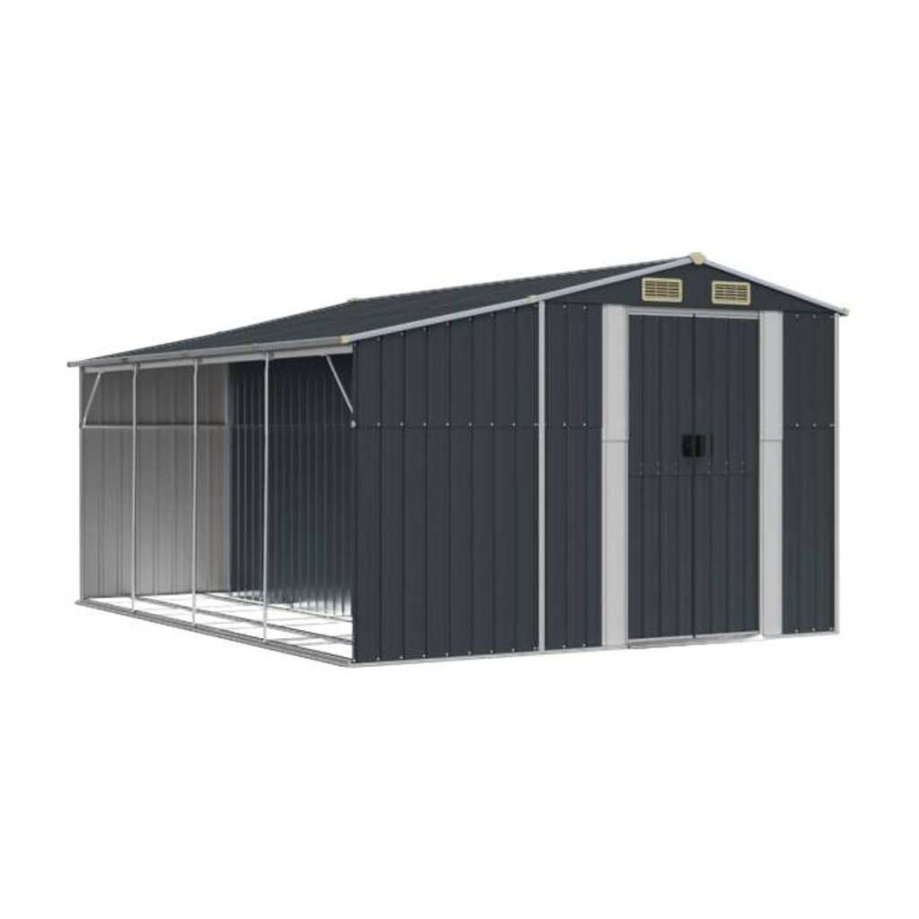 vidaXL Gartenhaus anthrazit