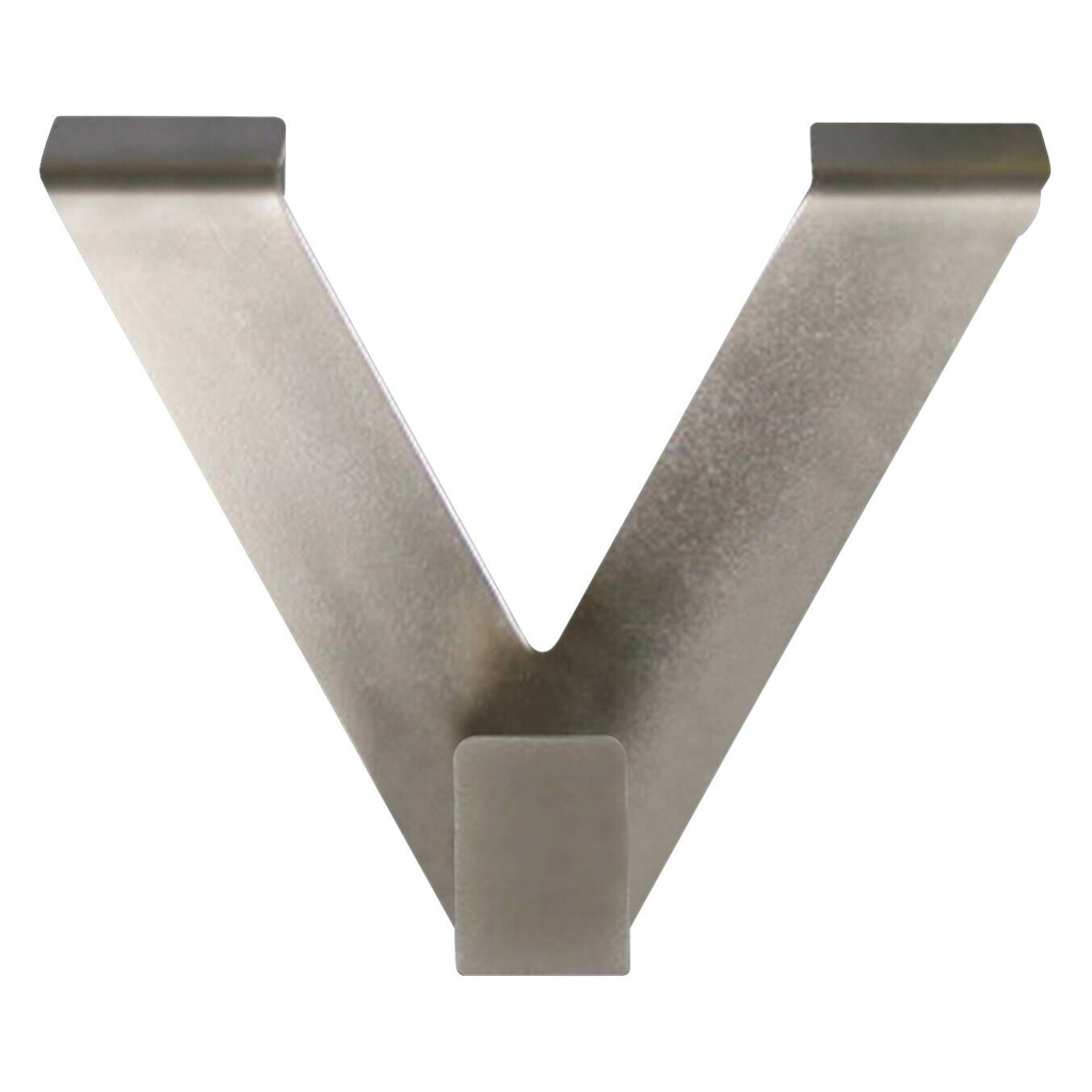 POCOline V-Haken silber 2 Packstücke