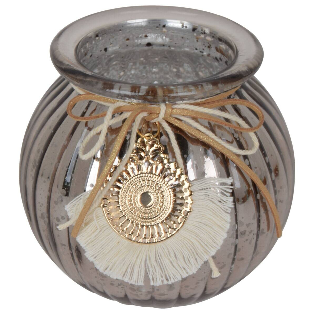 Windlicht champagner Glas