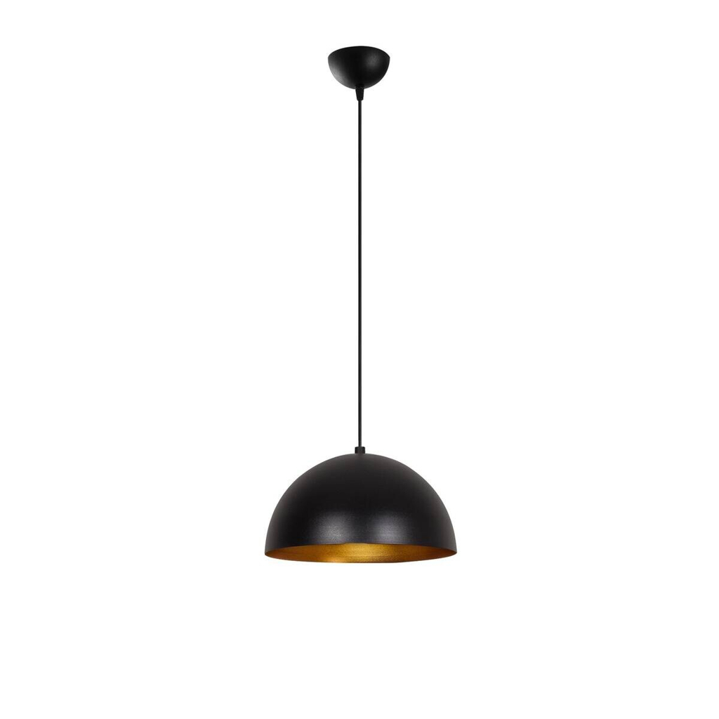 Opviq Pendelleuchte Sivani gold schwarz B/H/T/L/D: ca. 30x111x30x30x30 cm E27 1 Brennstellen