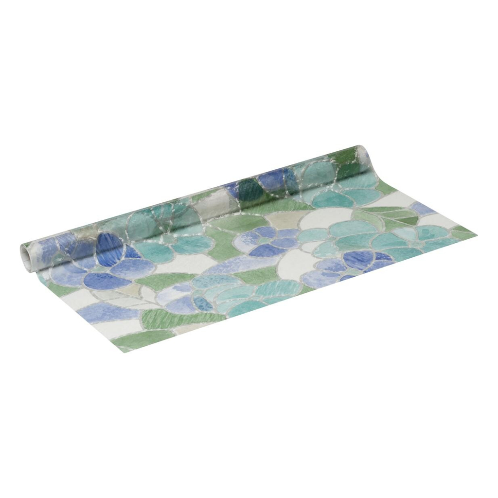 d-c-fix Dekofolie Ornamentglas blau türkis B/L: ca. 45x200 cm