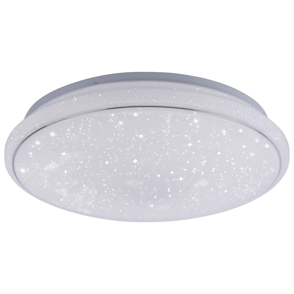 Just Light Smarte LED-Deckenleuchte JUPI 14743-16 weiß Kunststoff H/D: ca. 11x44 cm 1 Brennstellen