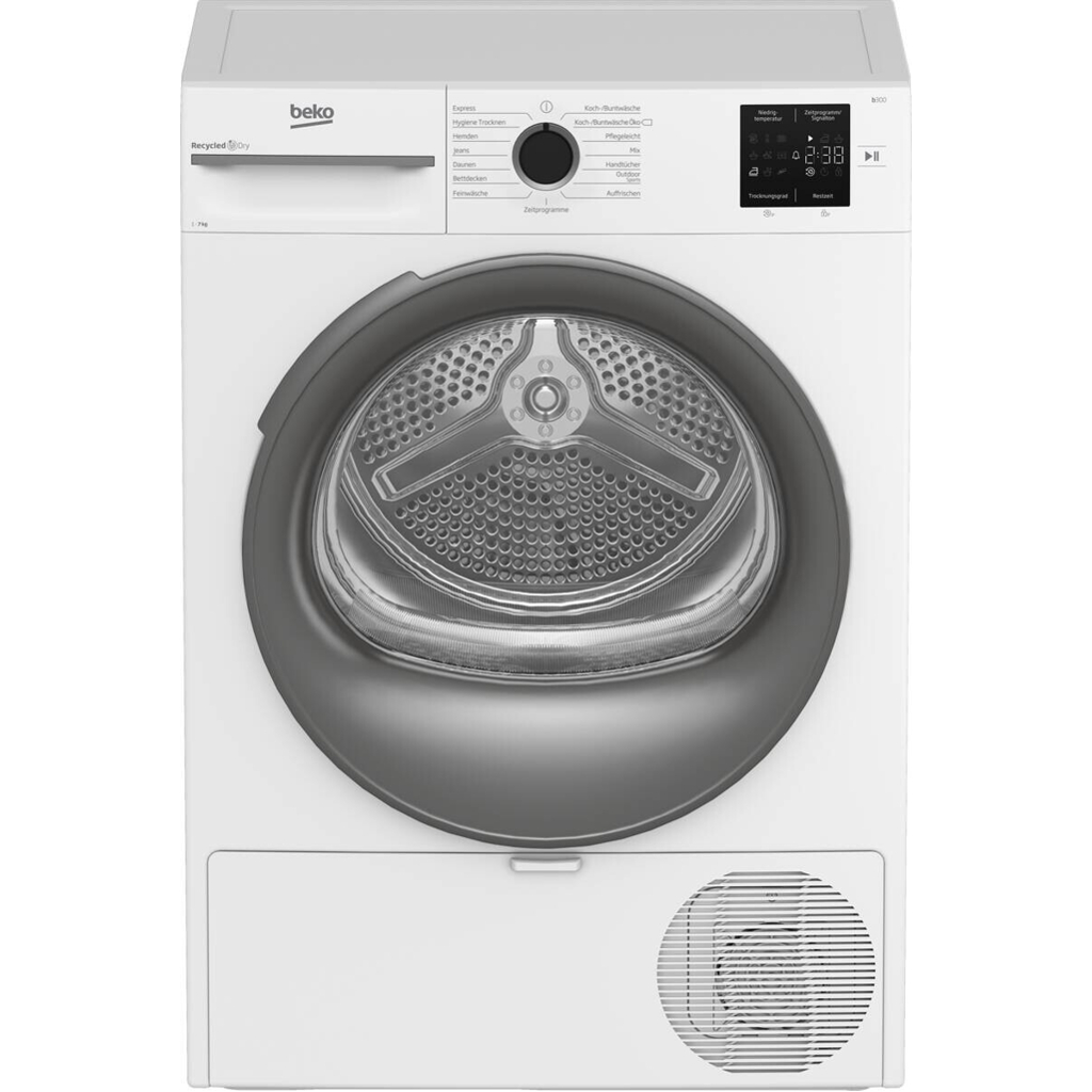 Beko Wärmepumpentrockner BM3T37210W1 weiß B/H/T: ca. 59,8x84,6x54,5 cm ca. 7 kg