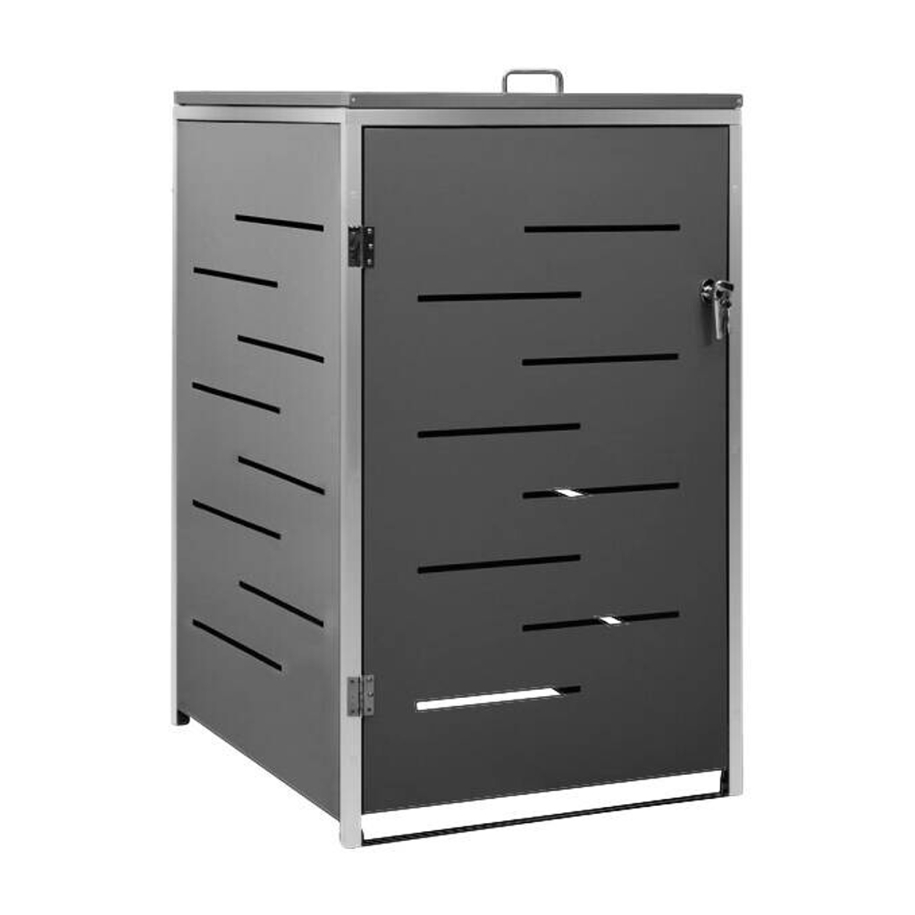 vidaXL Mülltonnenbox anthrazit B/H/T: ca. 69x112,5x77,5 cm