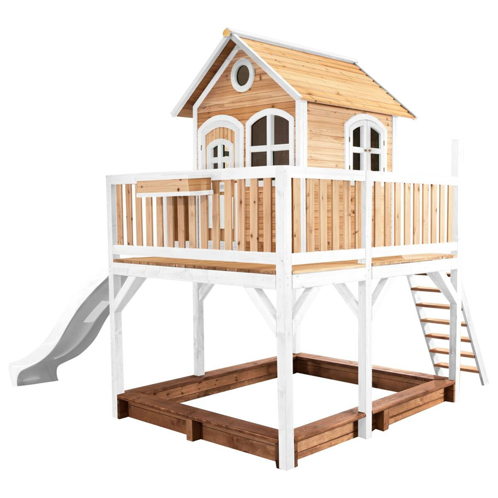 AXI Spielhaus Liam braun B/H/L: ca. 377x291x255 cm