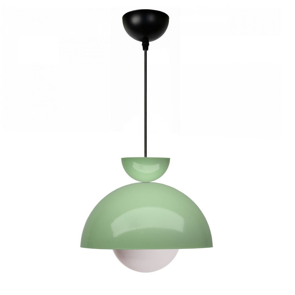 Opviq Pendelleuchte grün Metall B/H/T/L/D: ca. 25x115x25x25x25 cm E27 1 Brennstellen