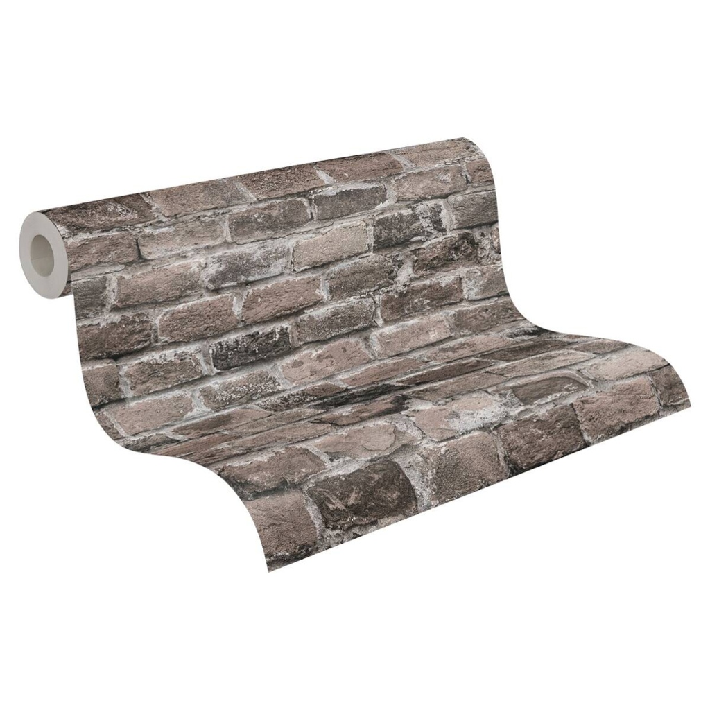 A.S.Creation Vliestapete beige braun B/H/D: ca. 53x1005x8,6 cm
